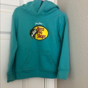 Bass Pro Shops Blue Hoodie Sweatshirt